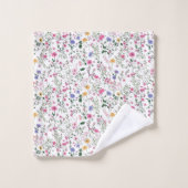 Fleurs sauvages d'été (Gant de toilette)