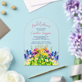 Fleurs sauvages d'été, invitation de mariage (Insitu (Mariage))