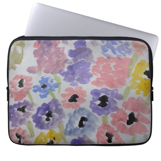 Fleurs sauvages d'été Sac électronique (Devant)