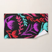 Fleurs sauvages en couleurs que POP! (Serviette à main)