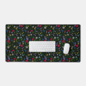 Fleurs sauvages en noir (Clavier et souris)