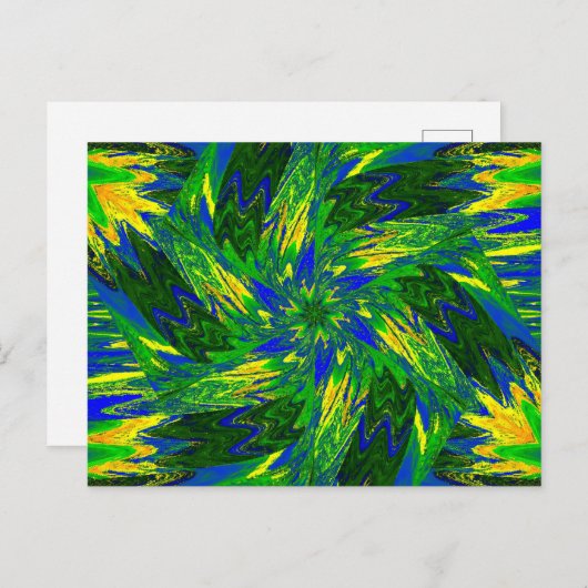 FLEURS SAUVAGES EN PASTELS 13 Carte postale (Devant / Derrière)