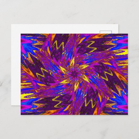 FLEURS SAUVAGES EN PASTELS 14 Carte postale (Devant / Derrière)