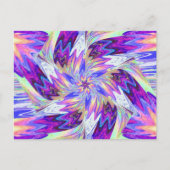 FLEURS SAUVAGES EN PASTELS 1 Carte postale (Devant)