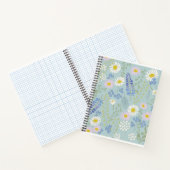 Fleurs sauvages et Carnet Spiral Plaid (Intérieur)
