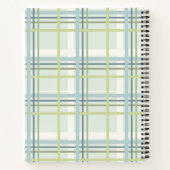 Fleurs sauvages et Carnet Spiral Plaid (Dos)