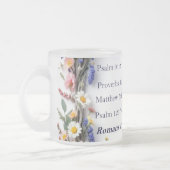 Fleurs sauvages et Ecritures 11oz Tasse en céramiq (Gauche)
