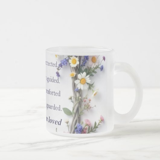 Fleurs sauvages et Ecritures 11oz Tasse en céramiq (Droit)