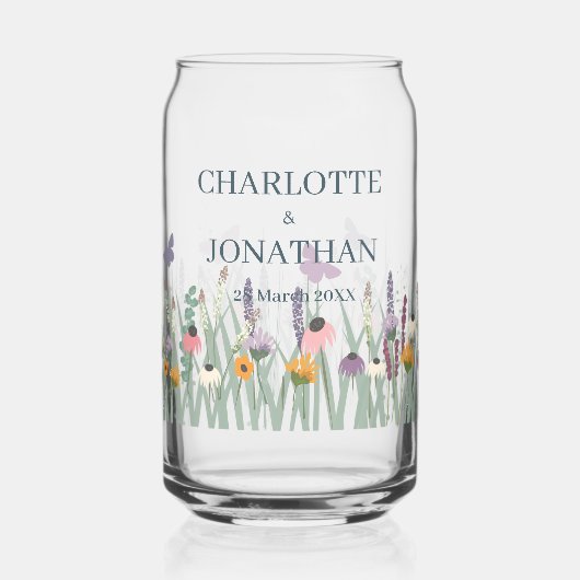 Fleurs sauvages et papillons Mariages (Recto)