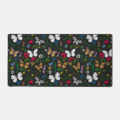 Fleurs sauvages et papillons sur le noir (Recto)