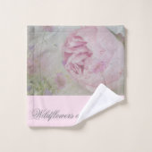 Fleurs sauvages et pivoines (Gant de toilette)