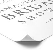 Fleurs sauvages Fête des mariées Affiche de bienve (Coin)