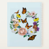 Fleurs sauvages Floral Blue Champhrooms Mariage (Dos)