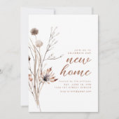 Fleurs sauvages Invitations du New Home House (Devant)