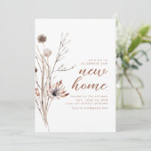Fleurs sauvages Invitations du New Home House (Debout devant)