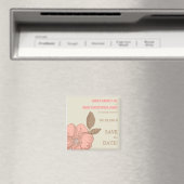 Fleurs sauvages Magnet Réservez la date (In Situ (Lave-vaisselle))