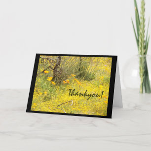 Fleurs sauvages merci ! Carte
