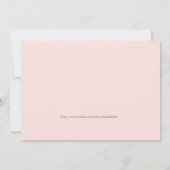 Fleurs Sauvages Merci Plat Pour La Carte Cadeau (Dos)