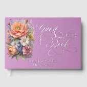 Fleurs sauvages & Monogramme - Feuille d'argent la (Recto)