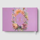 Fleurs sauvages & Monogramme - Feuille d'argent la (Verso)