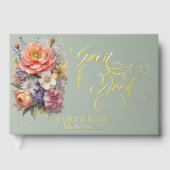 Fleurs sauvages & Monogramme - Feuille de sauge (Recto)