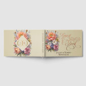 Fleurs sauvages & Monogramme - Feuille d'or Blé (Complet)