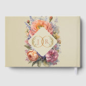 Fleurs sauvages & Monogramme - Feuille d'or Blé (Verso)