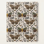 Fleurs sauvages Moth moderne Motif Abstrait (Dos)