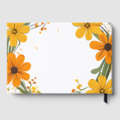 Fleurs sauvages orange et jaune Mariage de couronn (Verso)