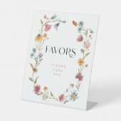 Fleurs sauvages, panneau de table pour les cadeaux (Recto)