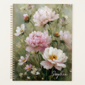 Fleurs sauvages pastel romantiques vintage personn (Devant)