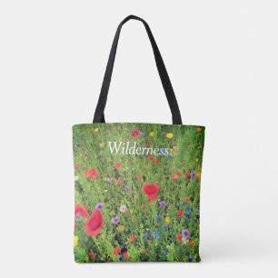 Fleurs sauvages Photo Personnalisée Sac fourre-tou