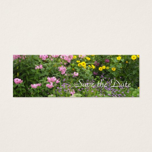 Fleurs sauvages - Sauvegarder la date (Devant)