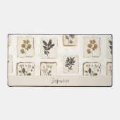 Fleurs sauvages séchées et pressées de style vinta (Recto)