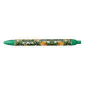 Fleurs sauvages : Stylo rose blanc orange (Devant)