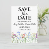 fleurs sauvages tombent enregistrer les cartes de (Debout devant)