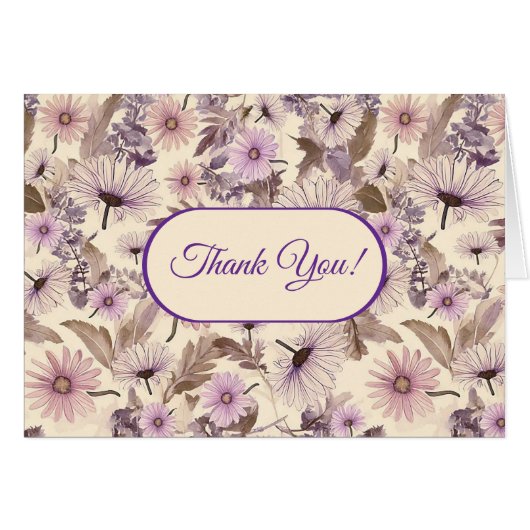 Fleurs sauvages vintages (Devant Horizontal)