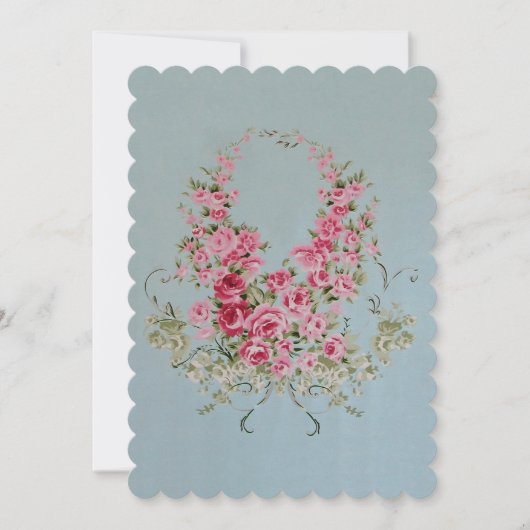 Fleurs Seduisantes - Invitations / RSVP Anniversai (Devant)