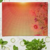 Fleurs Serviettes de cuisine (Plié)
