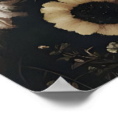 Fleurs sombres lunatiques avec impression d'yeux, (Coin)