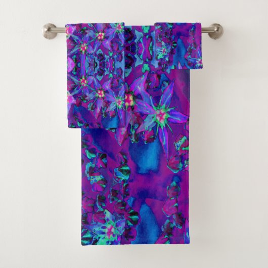 Fleurs Succulentes de Sedum en Turquoise, Magenta  (En situation)