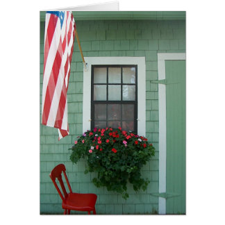 Fleurs sur la grange