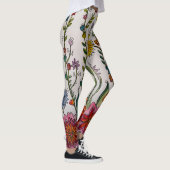 Fleurs sur Leggings blancs (Droite)
