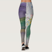 Fleurs Sur Les Leggings De L'Arrière (Dos)