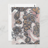 Fleurs sur Mars carte postale (Devant / Derrière)