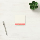 Fleurs sur Post-It® Notes rayées (Bureau)