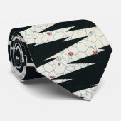 Fleurs sur un sentier Cravate : L'art rencontre l' (Roulé)