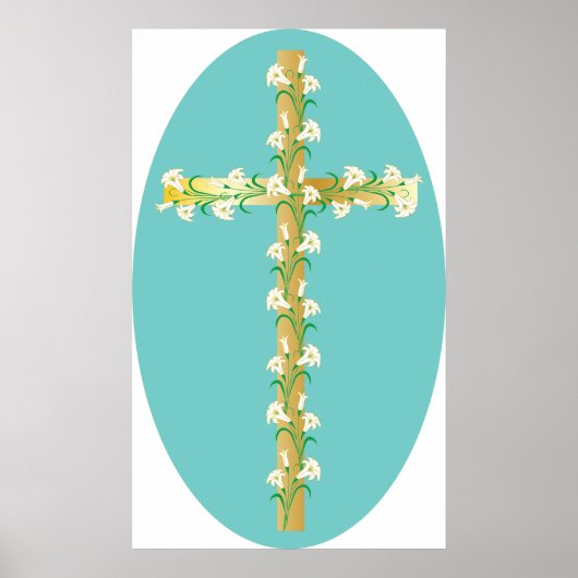 Fleurs Sur Une Affiche Croisée (Devant)