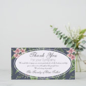 Fleurs Sympathie Merci Carte photo (Debout devant)