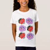 Fleurs T-shirt filles (Devant)